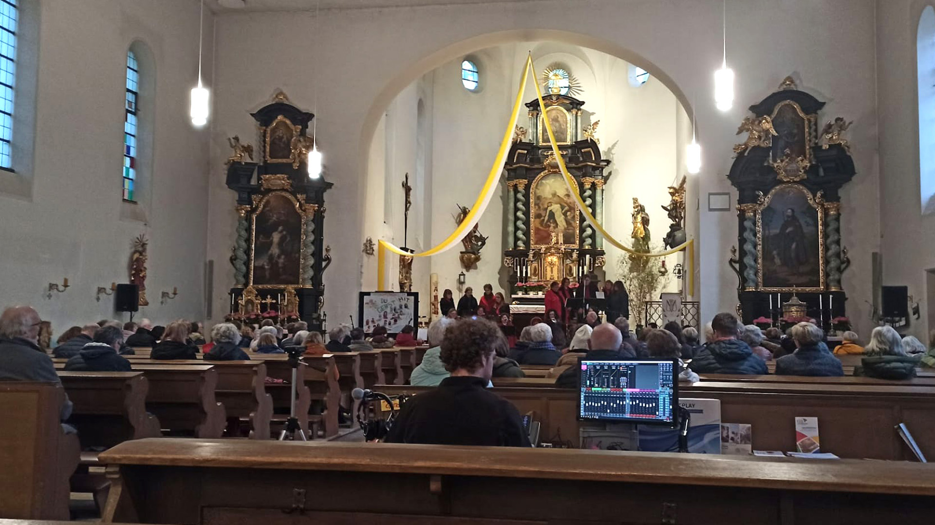 Beim Benefizkonzert in der Bergkirche Hl. Dreifaltigkeit